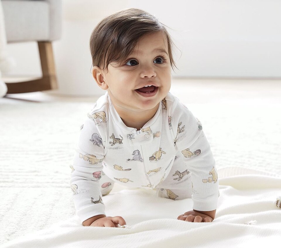 Disney® Winnie the Pooh Organic Nursery Pyjamas Pottery Barn Kids